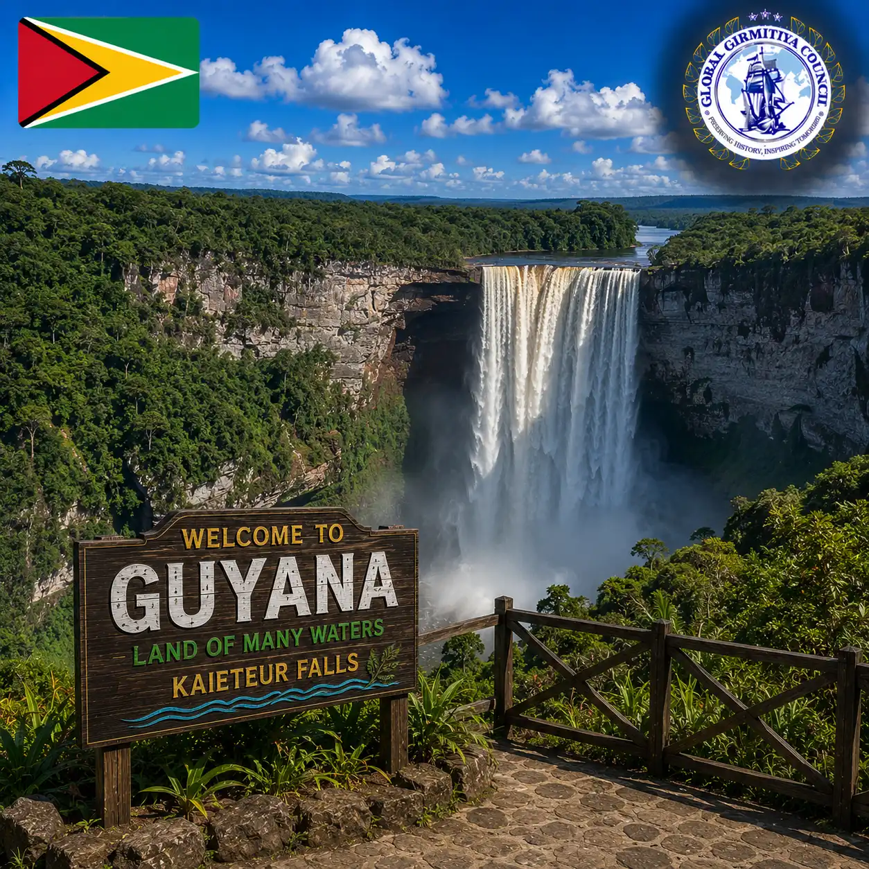 British Guiana (Guyana), Girmitiya nation card