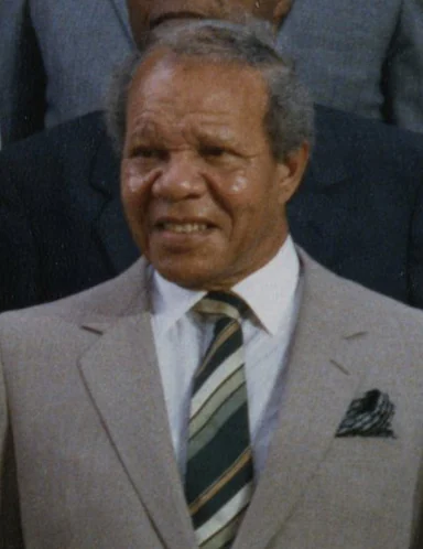 Portrait of John Compton, Prime Minister of Saint Lucia