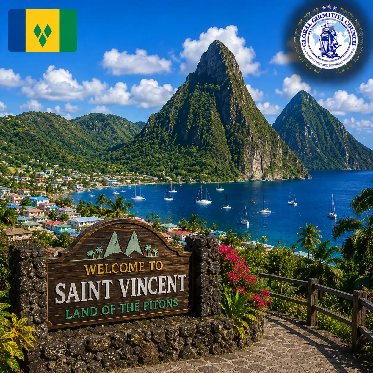 Saint Vincent, Girmitiya nation card